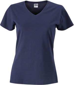 Körperbetontes Damen T-Shirt V-Neck - Reklamnepredmety