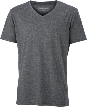Herren V-Neck Heather T-Shirt - Reklamnepredmety