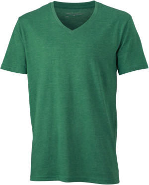 Herren V-Neck Heather T-Shirt - Reklamnepredmety