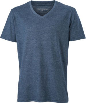 Herren V-Neck Heather T-Shirt - Reklamnepredmety