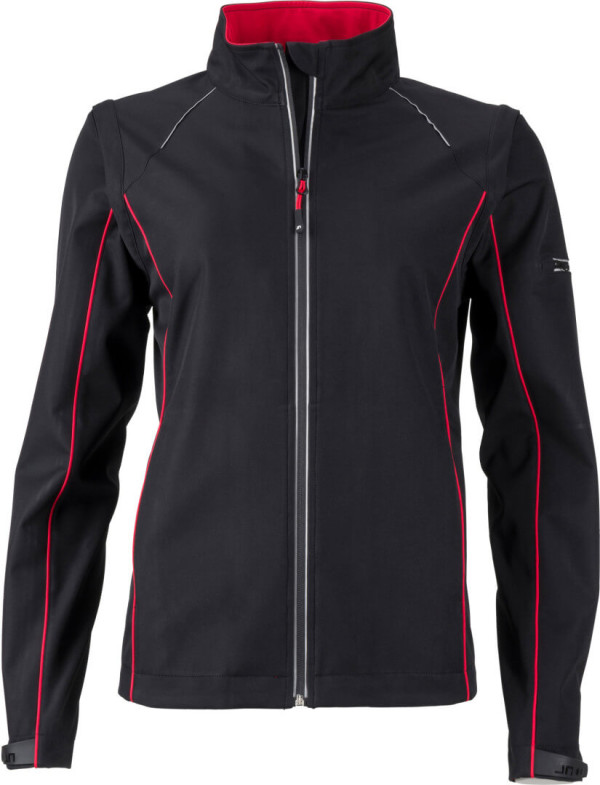 Damen Softshell Jacke mit abzippbaren Ärmeln