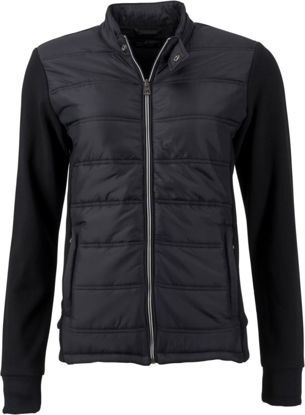 Damen Hybrid Sweat Jacke