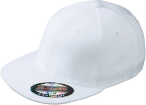 6 Panel Flexfit® Flat Peak Kappe - Reklamnepredmety