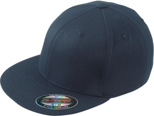 6 Panel Flexfit® Flat Peak Kappe - Reklamnepredmety