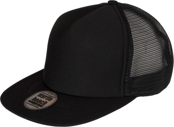 5 Panel Mesh Kappe mit flachem Schild