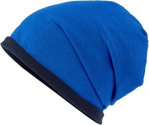 Lässige Mütze mit Fleece-Kontrastabschluss - Reklamnepredmety