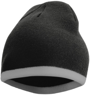 Strick Beanie mit Kontraststreifen - Reklamnepredmety