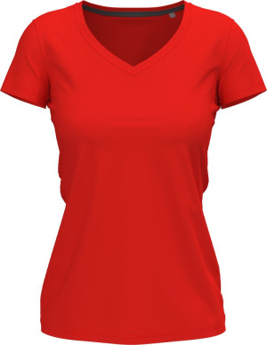 Damen V-Neck T-Shirt - Reklamnepredmety