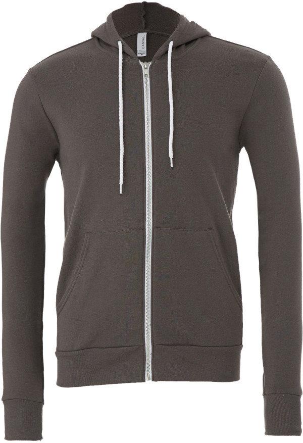 Unisex Poly-Cotton Kapuzen Sweatjacke