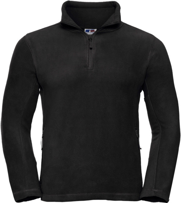 Fleece Pullover mit 1/4 Zip