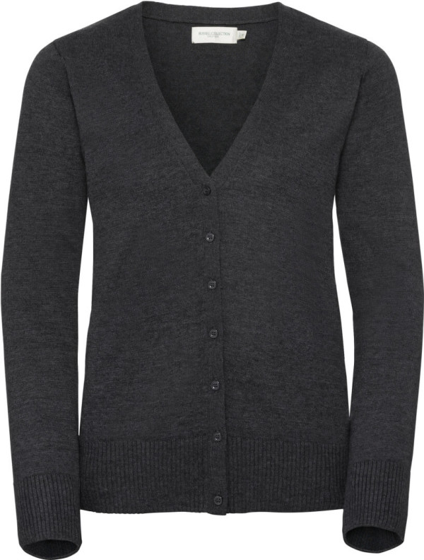Damen V-Neck Strickjacke