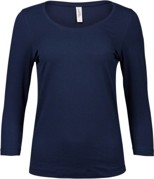 Damen Stretch T-Shirt 3/4 Arm - Reklamnepredmety