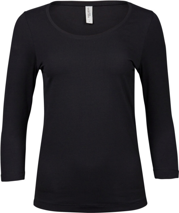 Damen Stretch T-Shirt 3/4 Arm