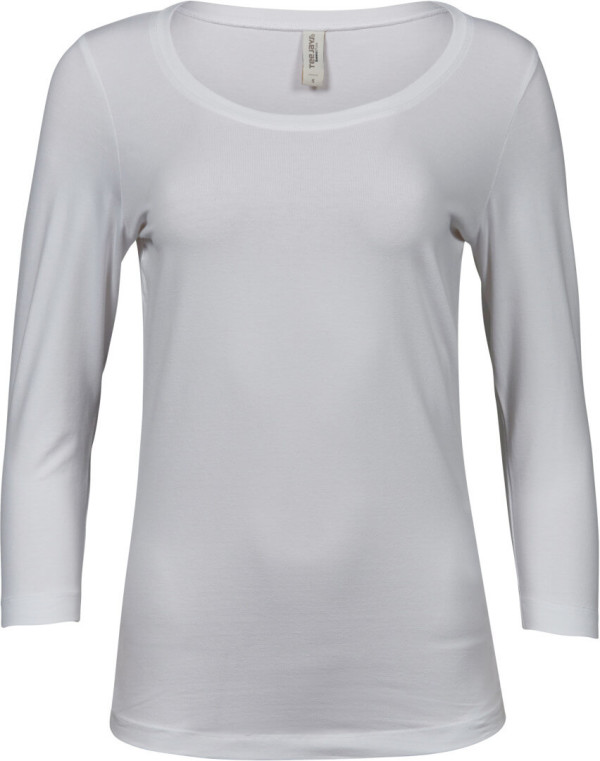 Damen Stretch T-Shirt 3/4 Arm