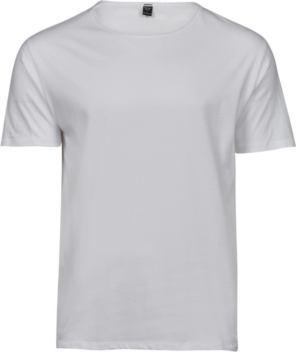 Herren T-Shirt mit ungesäumtem Ausschnitt