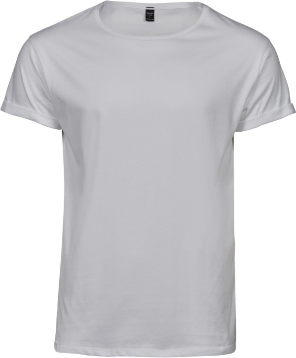 Herren T-Shirt mit Umschlag am Arm