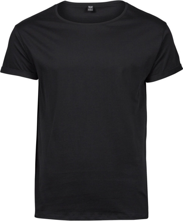 Herren T-Shirt mit Umschlag am Arm