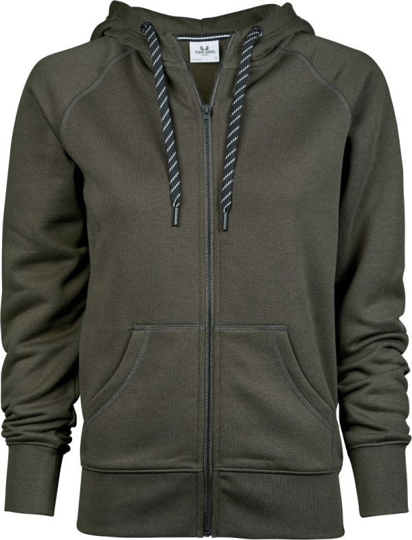 Damen Kapuzen Sweatjacke