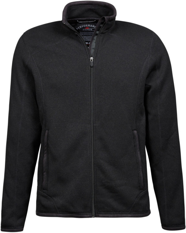 Herren Strickfleece Jacke