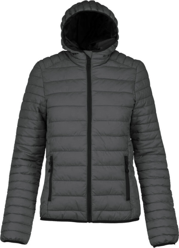 Leichte Damen Kapuzen Steppjacke