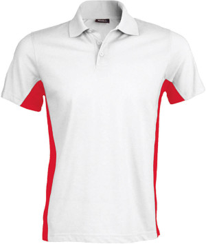 2-farbiges Piqué Polo "Flag" - Reklamnepredmety