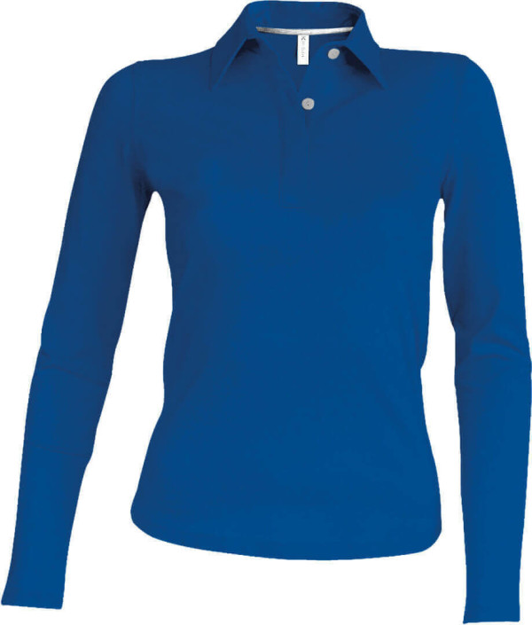 Damen Piqué Polo langarm