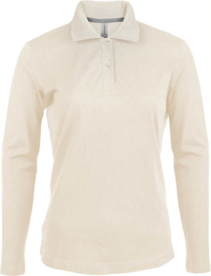 Damen Piqué Polo langarm - Reklamnepredmety