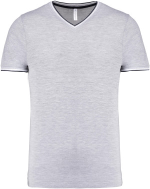 Herren Piqué V-Neck T-Shirt - Reklamnepredmety
