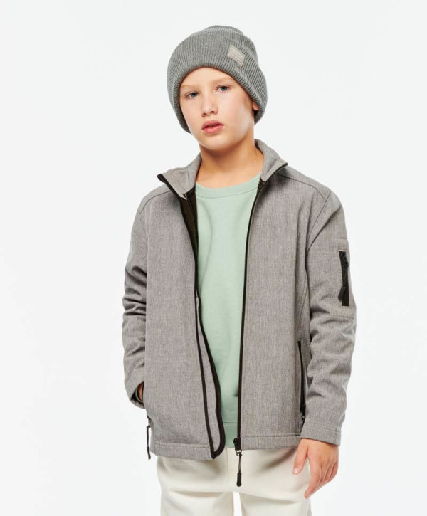 Kinder 3-Lagen Softshell Jacke