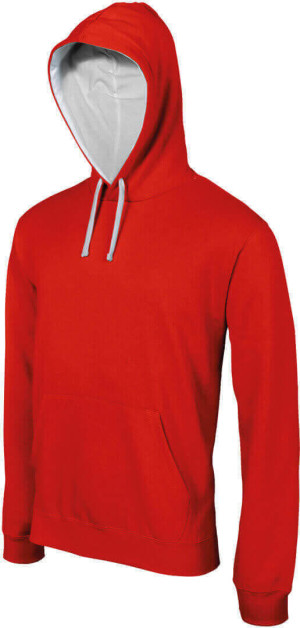 Kontrast Kapuzen Sweater - Reklamnepredmety