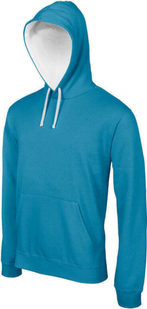 Kontrast Kapuzen Sweater - Reklamnepredmety