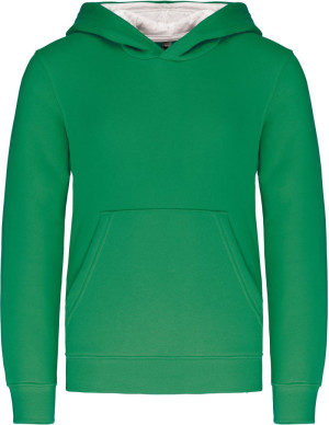 Kinder Kontrast Kapuzen Sweater - Reklamnepredmety