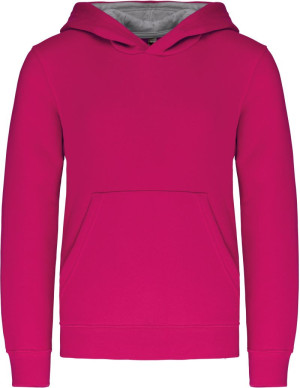 Kinder Kontrast Kapuzen Sweater - Reklamnepredmety