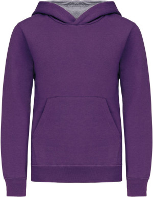 Kinder Kontrast Kapuzen Sweater - Reklamnepredmety