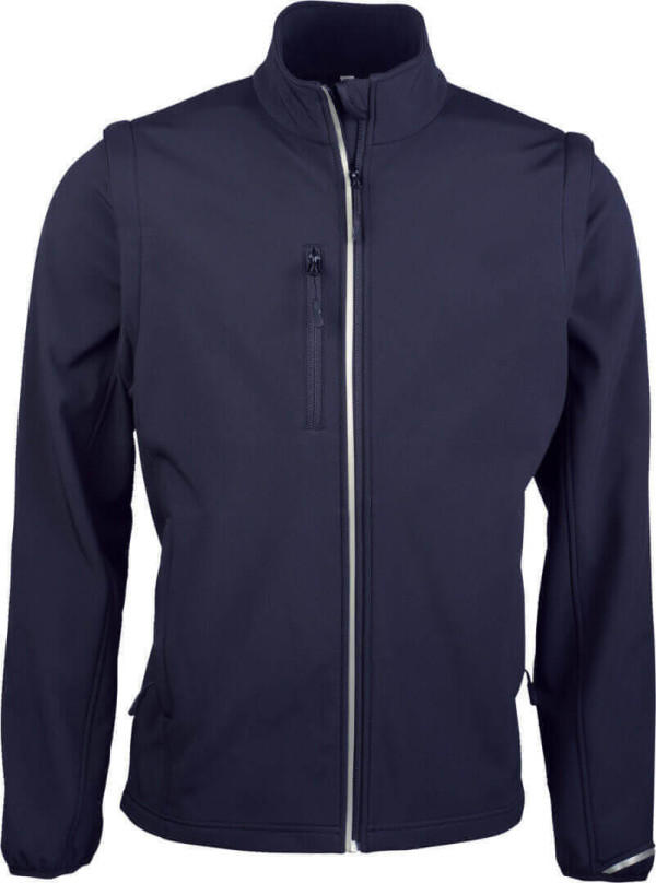 Softshell Jacke mit abnehmbaren Ärmeln