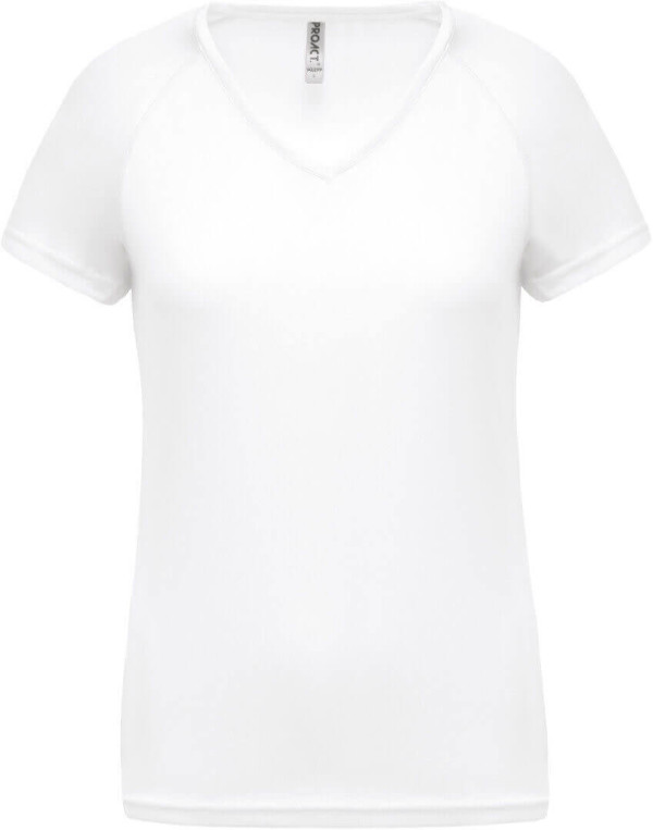 Damen V-Neck Sport T-Shirt