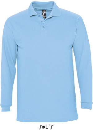 Piqué Polo langarm - Reklamnepredmety