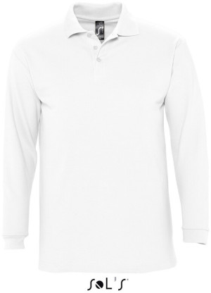Piqué Polo langarm - Reklamnepredmety