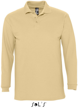 Piqué Polo langarm - Reklamnepredmety