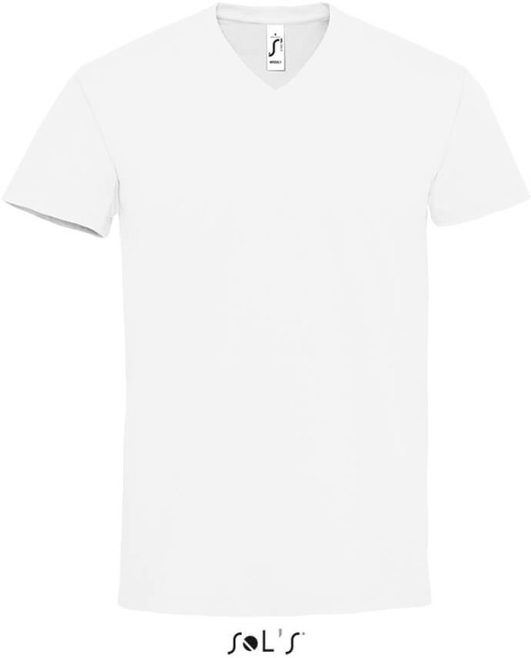 Herren V-Neck T-Shirt heavy