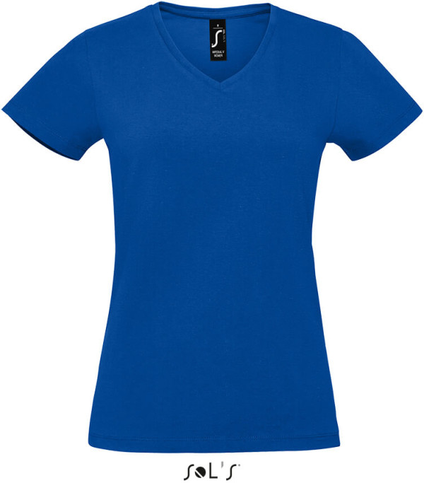 Damen V-Neck T-Shirt heavy