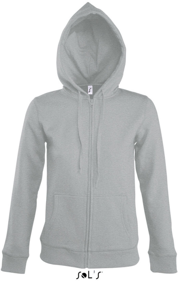 Damen Sweatjacke mit gefütterter Kapuze