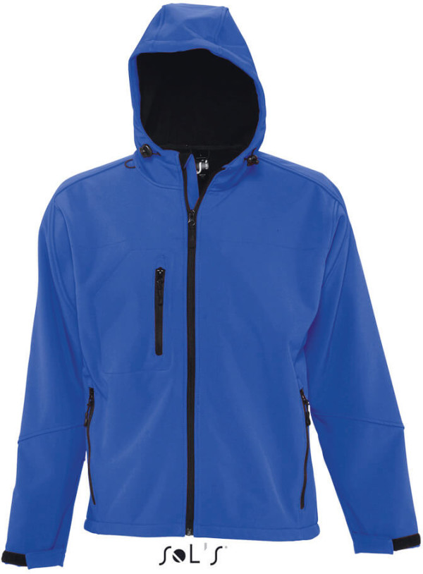 Kapuzen 3-Lagen Softshell Jacke