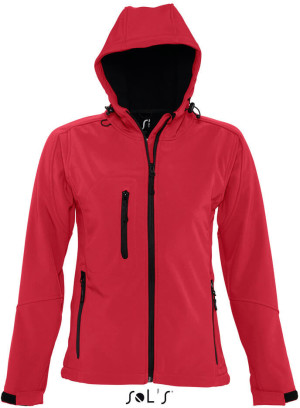 Damen Kapuzen 3-Lagen Softshell Jacke - Reklamnepredmety