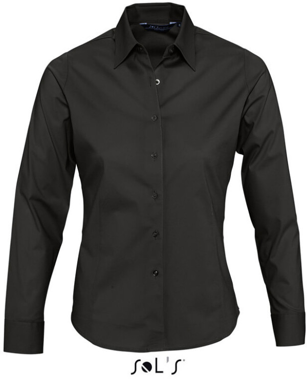 Stretch Bluse langarm