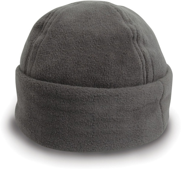 Fleece Mütze mit Umschlag