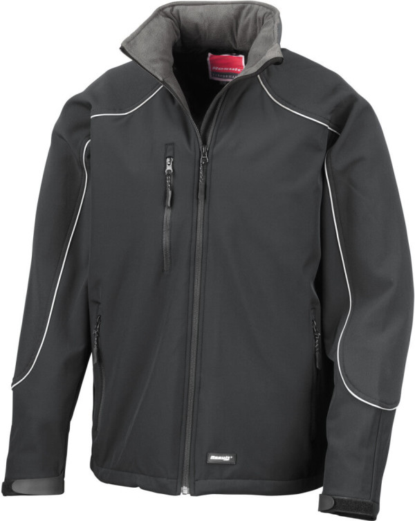 3-Lagen Kapuzen Softshell Jacke "Ice Fell"