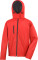 Herren 3-Lagen Softshell Kapuzen Jacke