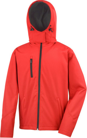 Herren 3-Lagen Softshell Kapuzen Jacke - Reklamnepredmety