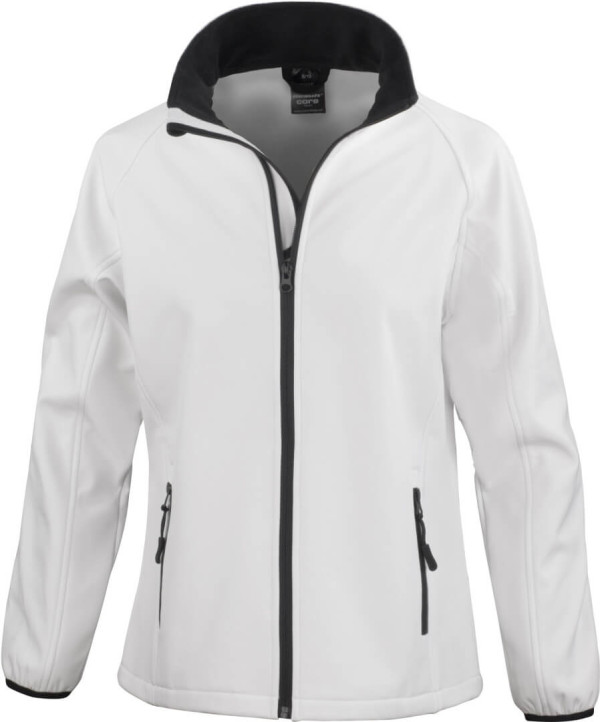 2-Lagen Damen Softshell Jacke "Printable"